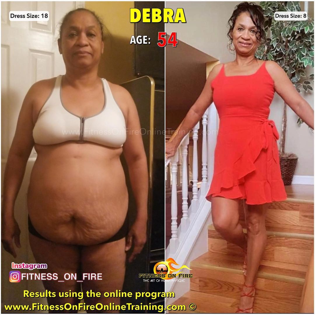 Debra's documented Fitness On Fire chapter